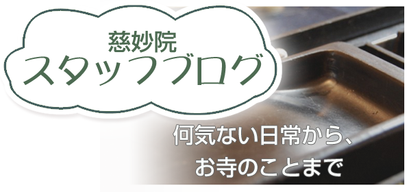 慈妙院スタッフブログ